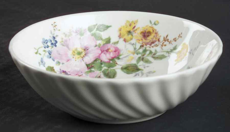 Arcadia (New, Smooth, Brown Green Backstamp) Fruit/Dessert (Sauce) Bowl by Royal Doulton-1