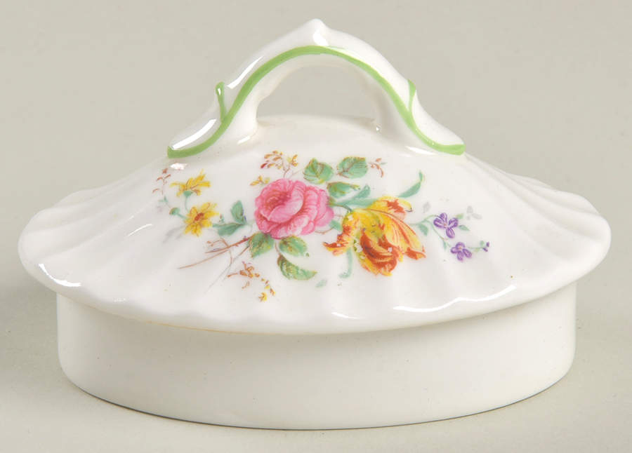Arcadia (Older, Green Backstamp) Lid for Teapot by Royal Doulton-1
