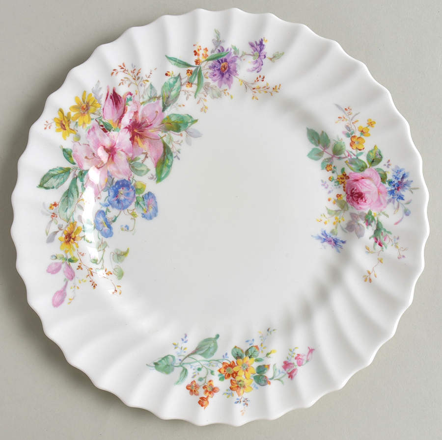 Arcadia (Older, Green Backstamp) Salad Plate by Royal Doulton-1