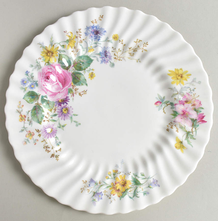 Arcadia (Older, Green Backstamp) Dinner Plate by Royal Doulton-1
