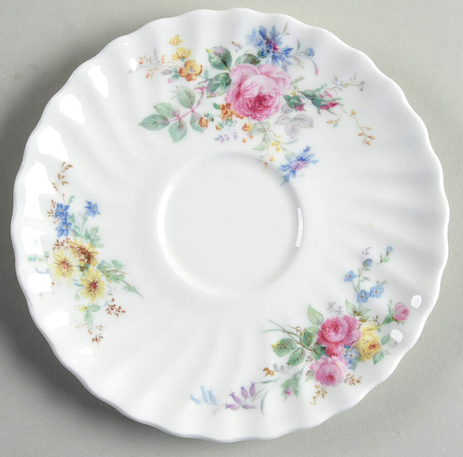 Arcadia (Older, Green Backstamp) Saucer for Footed Cup by Royal Doulton-1