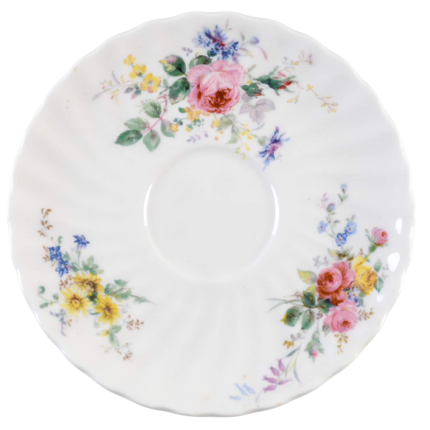 Arcadia (Older, Green Backstamp) Saucer for Footed Cup by Royal Doulton-1