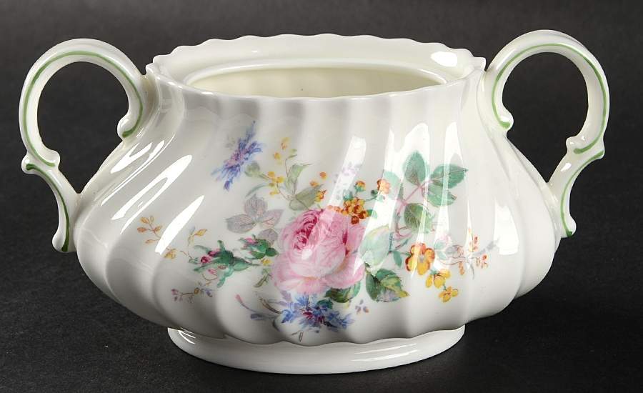 Arcadia (Older, Green Backstamp) Sugar Bowl No Lid by Royal Doulton-1