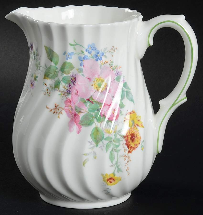 Arcadia (Older, Green Backstamp) 16 Oz Pitcher by Royal Doulton-1