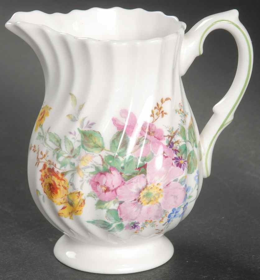 Arcadia (Older, Green Backstamp) Creamer by Royal Doulton-1