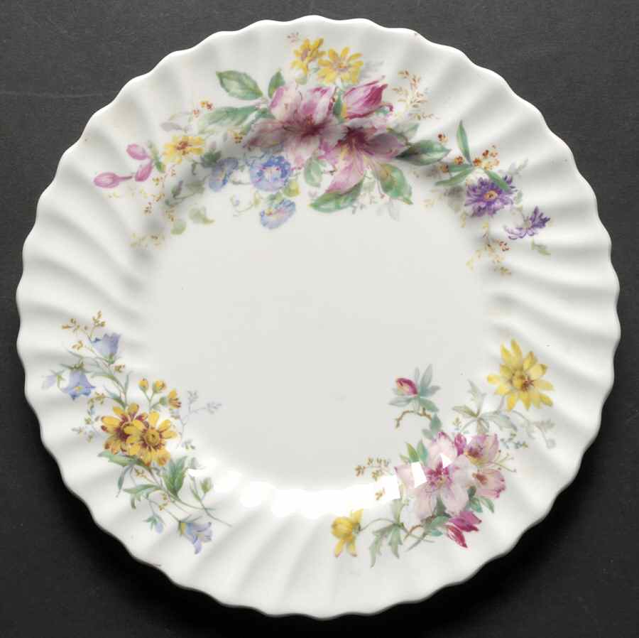 Arcadia (Older, Green Backstamp) Luncheon Plate by Royal Doulton-1