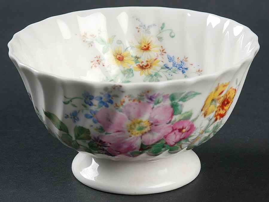 Arcadia (Older, Green Backstamp) Open Sugar Bowl by Royal Doulton-1