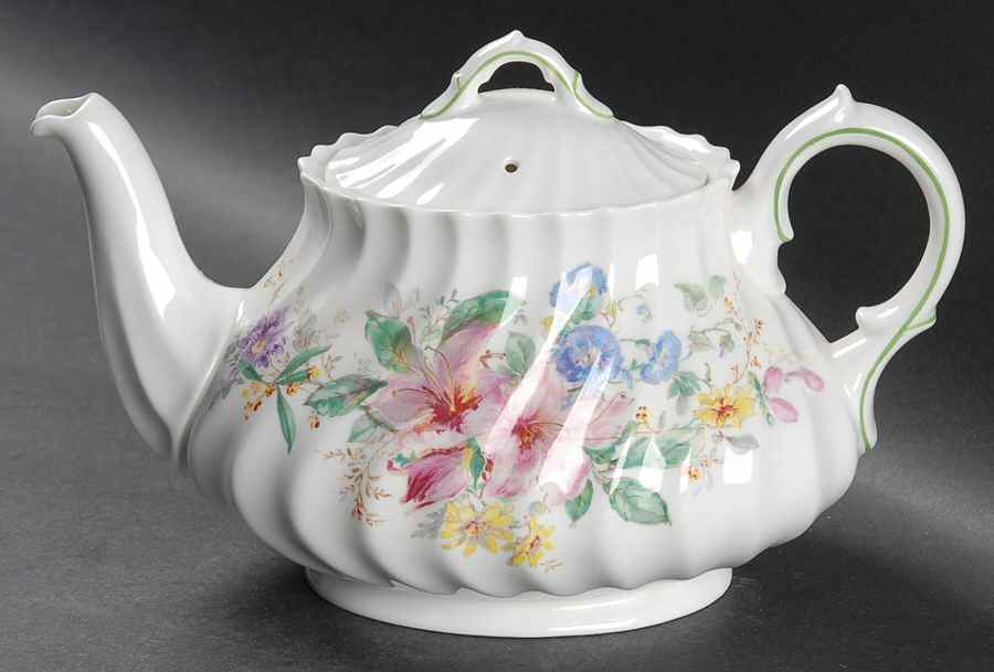 Arcadia (Older, Green Backstamp) Teapot & Lid by Royal Doulton-1