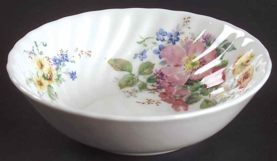 Arcadia (Older, Green Backstamp) Fruit/Dessert (Sauce) Bowl by Royal Doulton-1