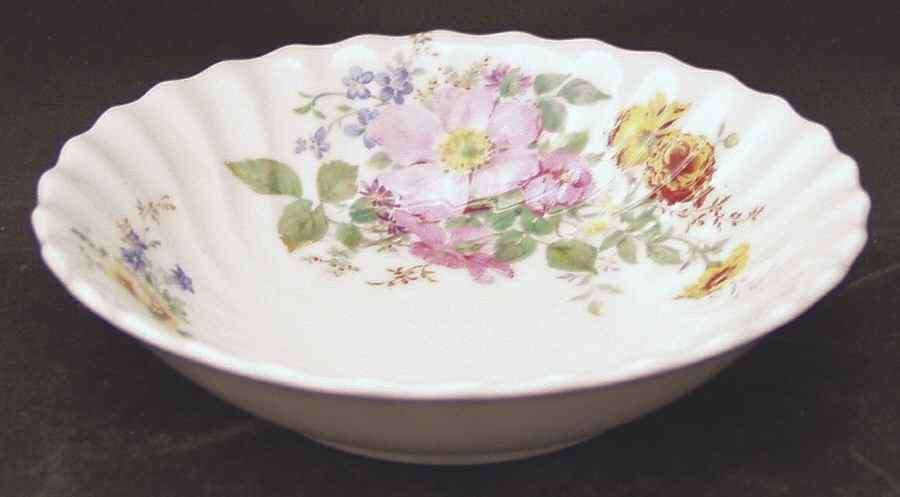 Arcadia (Older, Green Backstamp) Fruit/Dessert (Sauce) Bowl by Royal Doulton-1