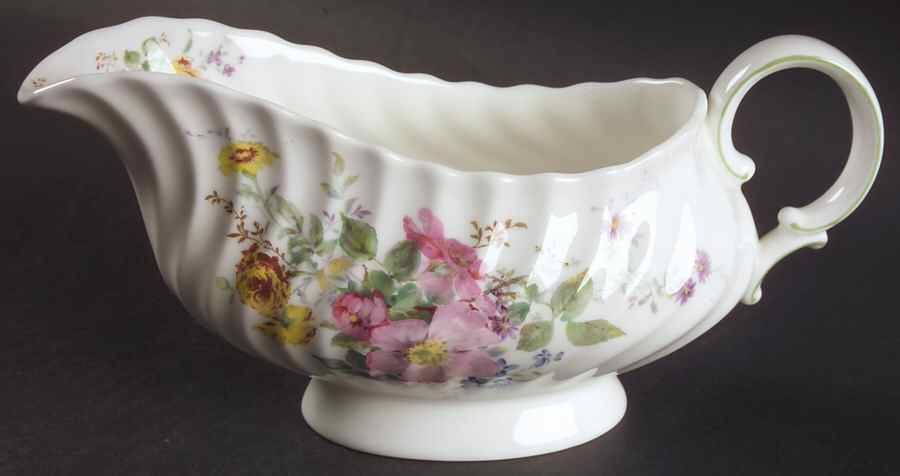 Arcadia (Older, Green Backstamp) Gravy Boat by Royal Doulton-1
