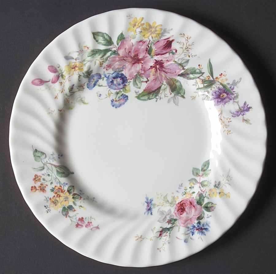 Arcadia (Older, Green Backstamp) Salad Plate by Royal Doulton-1