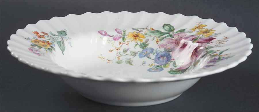 Arcadia (Older, Green Backstamp) Rim Soup Bowl by Royal Doulton-1