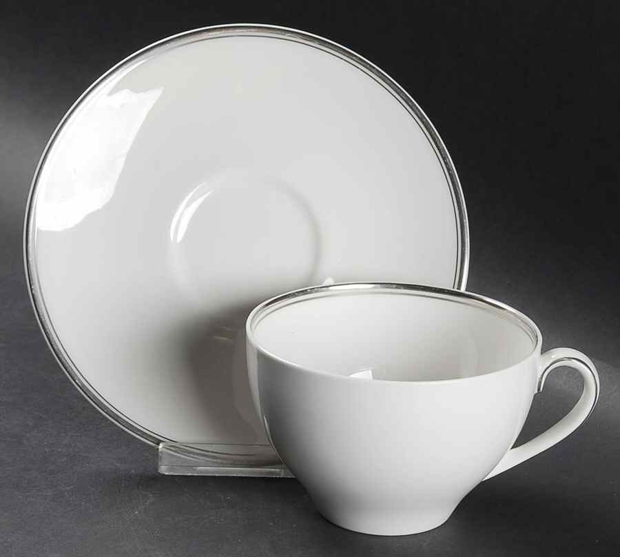 Argenta Flat Cup & Saucer Set by Royal Doulton-1