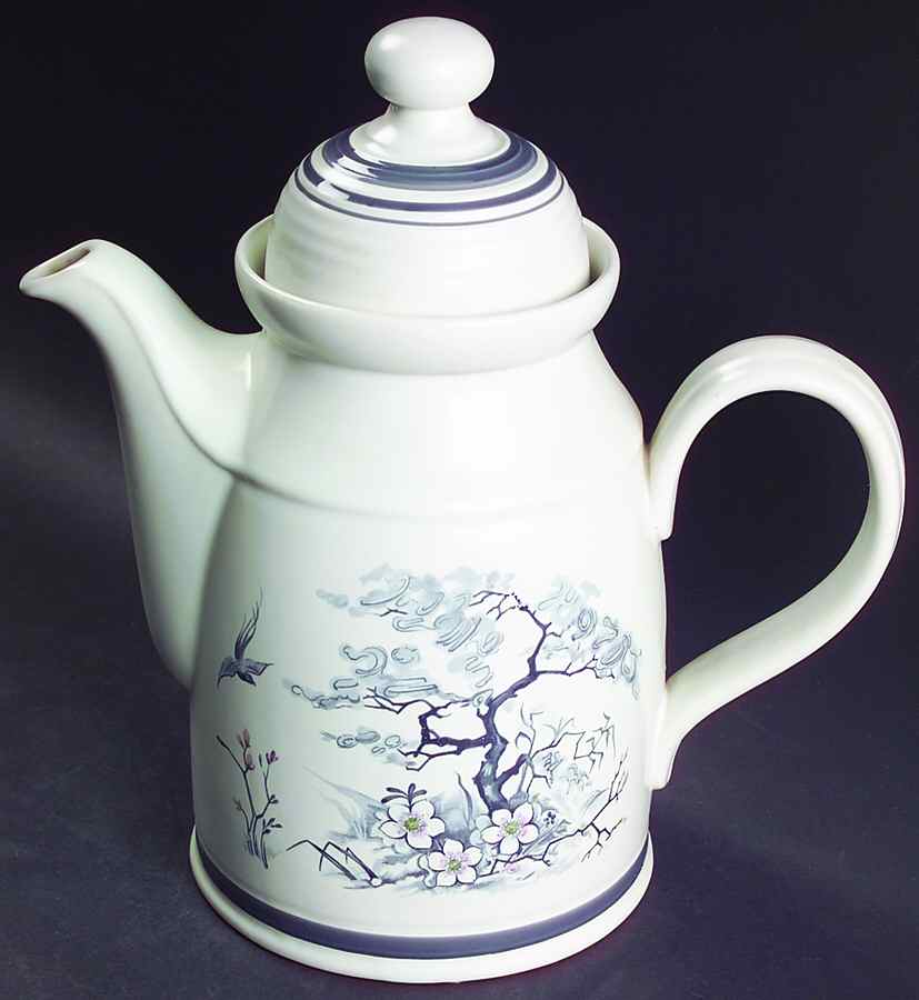 Asian Dawn Coffee Pot & Lid by Royal Doulton-1