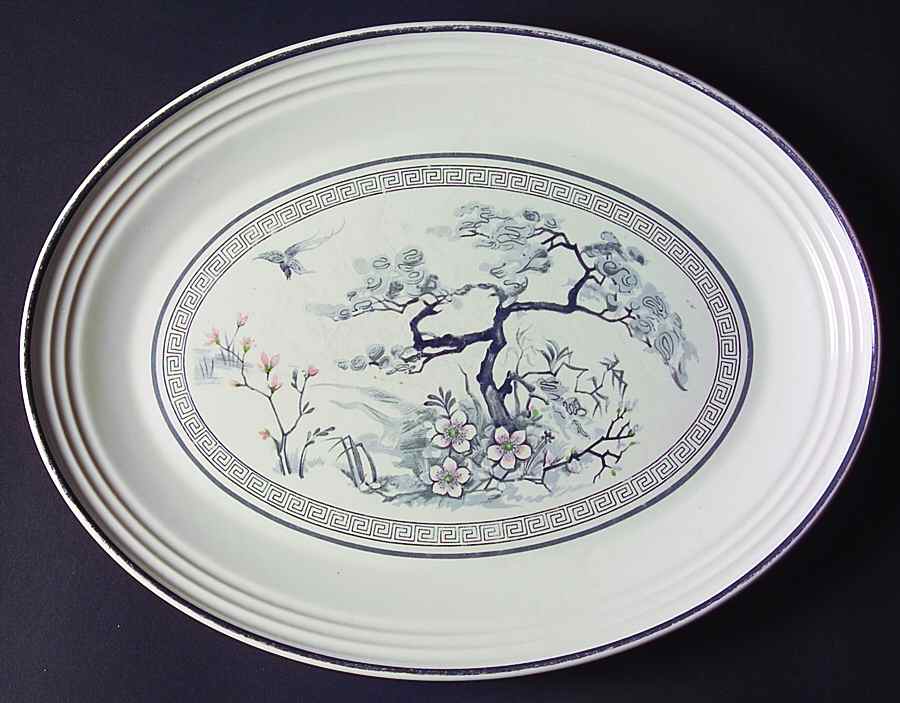 Asian Dawn 13" Oval Serving Platter by Royal Doulton-1