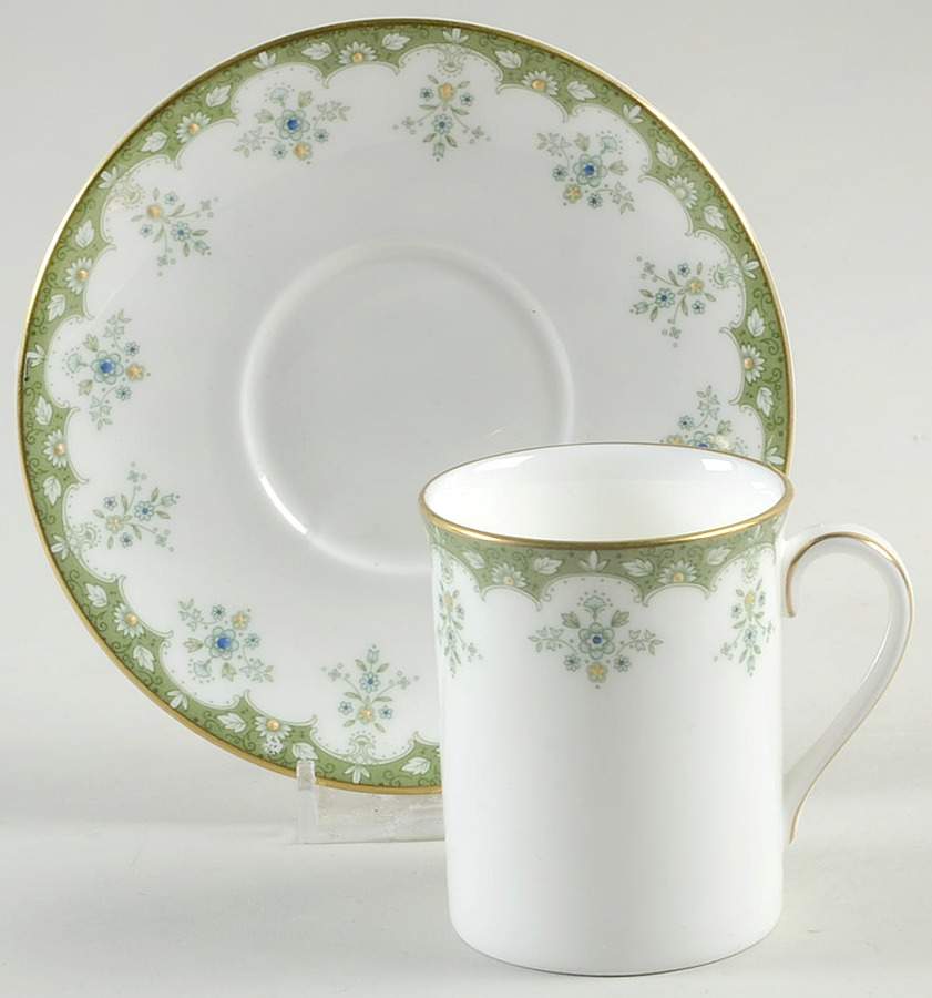 Ashmont Flat Demitasse Cup & Saucer Set by Royal Doulton-1
