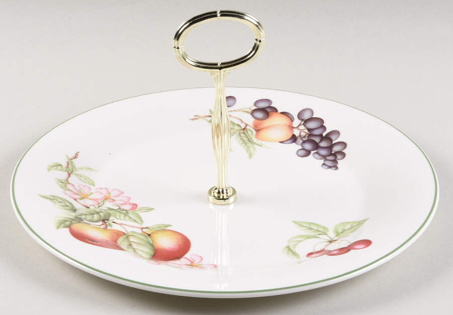 Ashberry Round Serving Plate with Center Handle (Dp) Hc by Royal Doulton-1