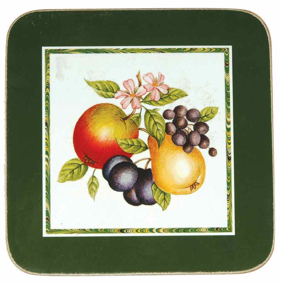 Ashberry Cork Back Square Coaster by Royal Doulton-1