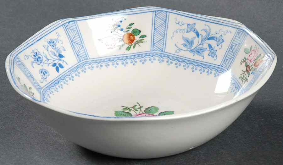 Astbury (Blue, Multicolor) Coupe Cereal Bowl by Royal Doulton-1