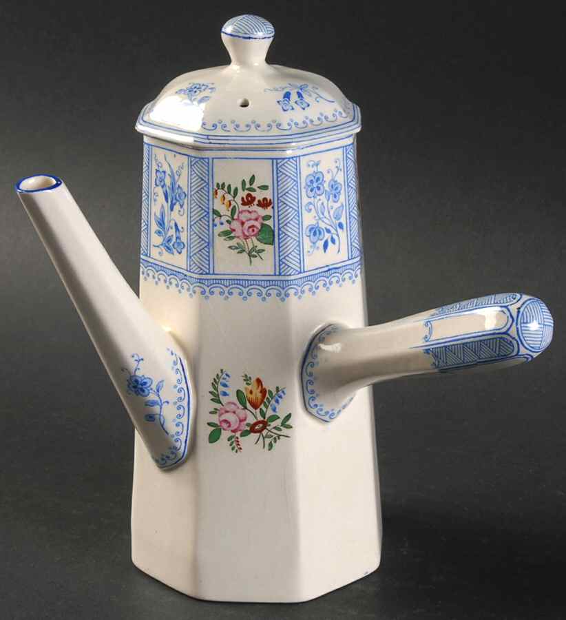 Astbury (Blue, Multicolor) Individual Coffee Pot & Lid by Royal Doulton-1