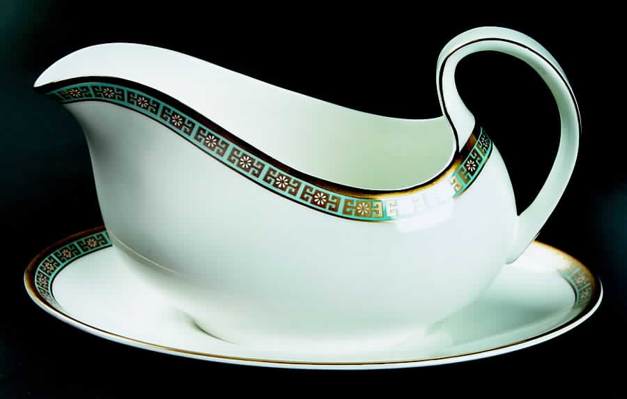 Athens Gravy Boat & Underplate by Royal Doulton-1