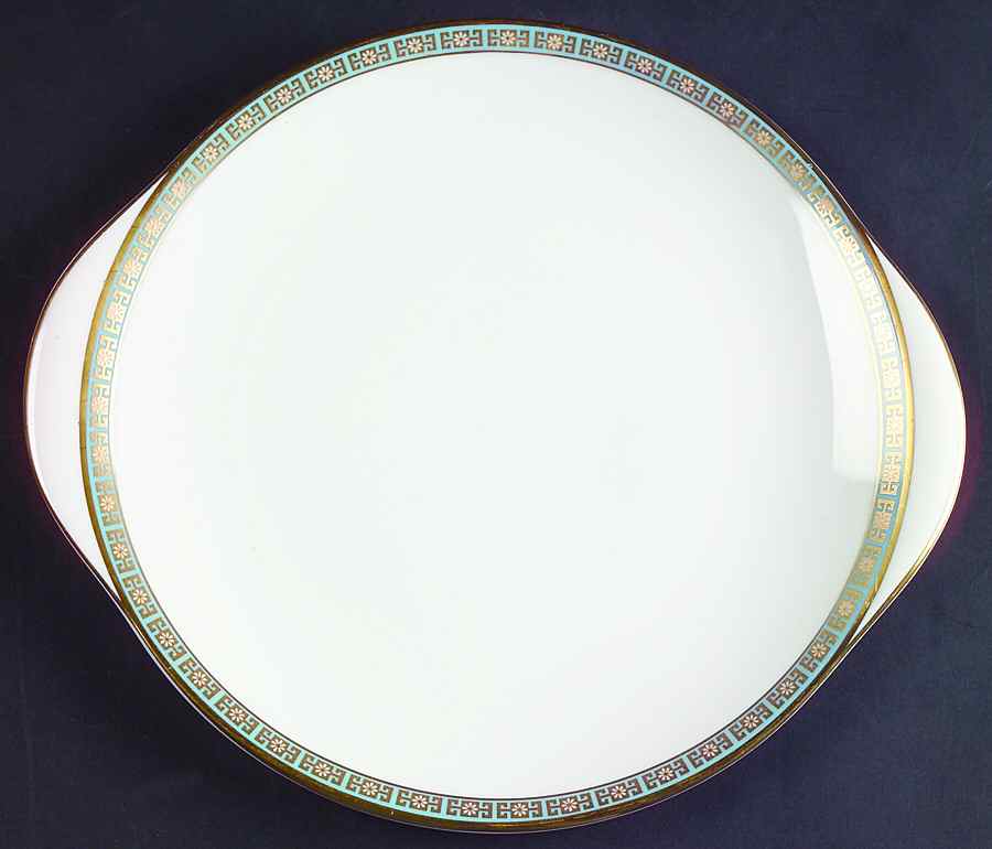 Athens Handled Cake Plate by Royal Doulton-1