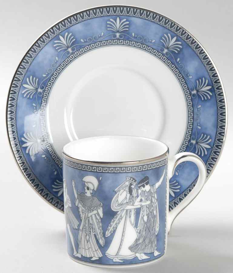 Atlanta Flat Accent Demitasse Cup & Saucer Set by Royal Doulton-1