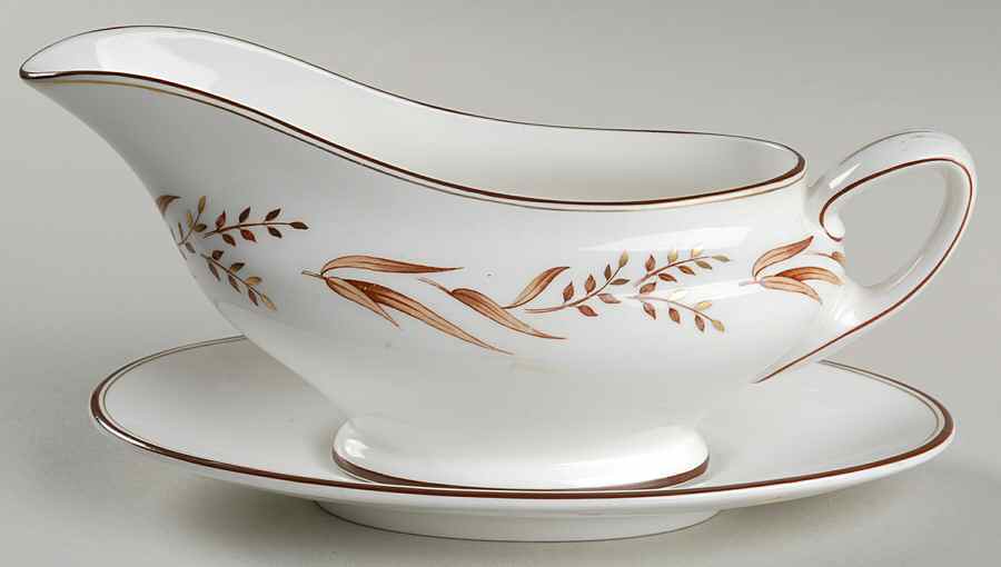 Autumn Breezes Gravy Boat & Underplate by Royal Doulton-1