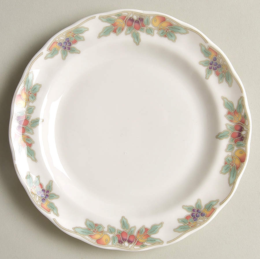 Autumn Fruits Bread & Butter Plate by Royal Doulton-1
