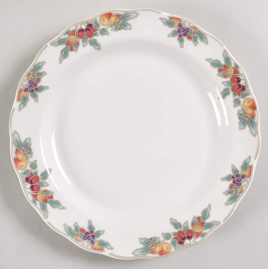 Autumn Fruits Salad Plate by Royal Doulton-1