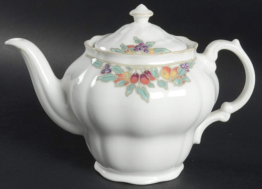 Autumn Fruits Teapot & Lid by Royal Doulton-1