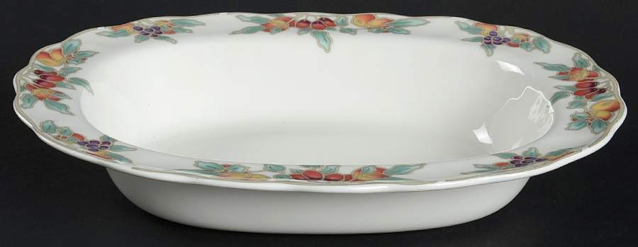Autumn Fruits 10" Oval Vegetable Bowl by Royal Doulton-1