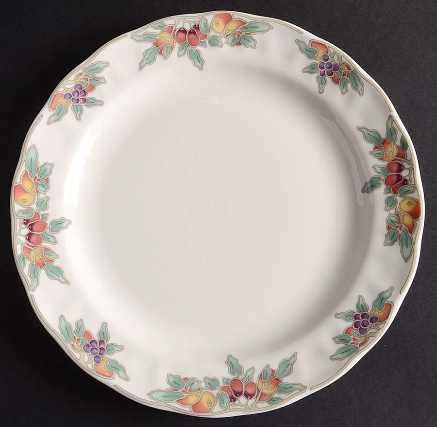 Autumn Fruits Luncheon Plate by Royal Doulton-1