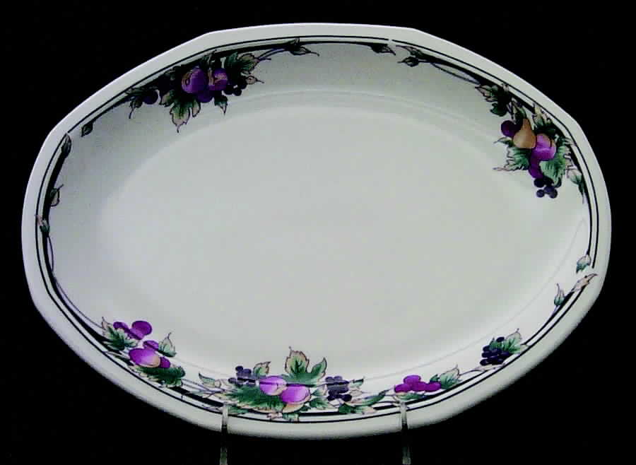Autumn's Glory 13" Oval Serving Platter by Royal Doulton-1