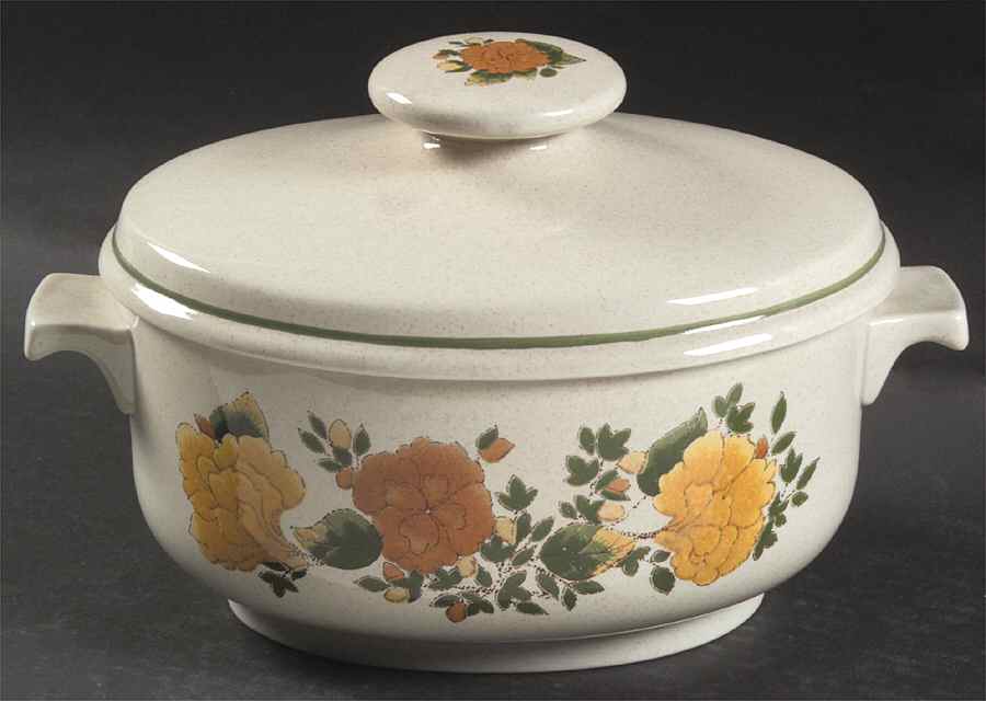 Autumn Morn 2 Quart Oval Covered Casserole by Royal Doulton-1