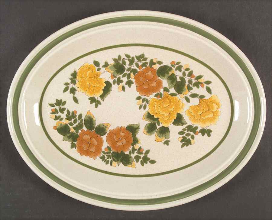 Autumn Morn 13" Oval Serving Platter by Royal Doulton-1
