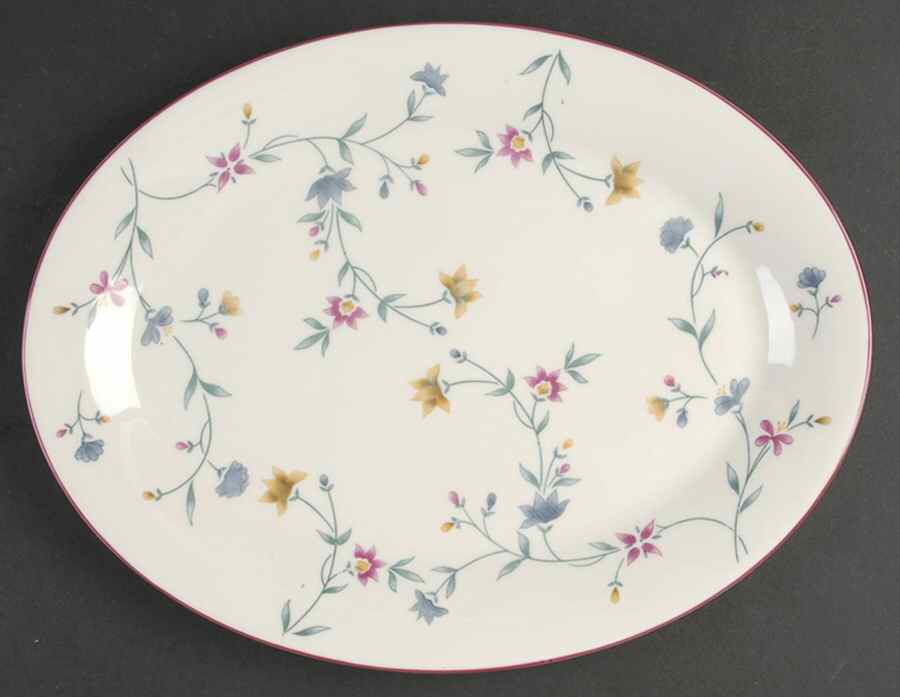 Avalon 13" Oval Serving Platter by Royal Doulton-1
