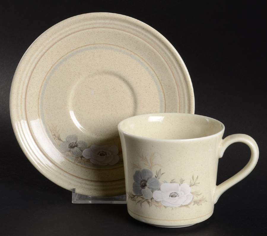 Avon Flat Cup & Saucer Set by Royal Doulton-1