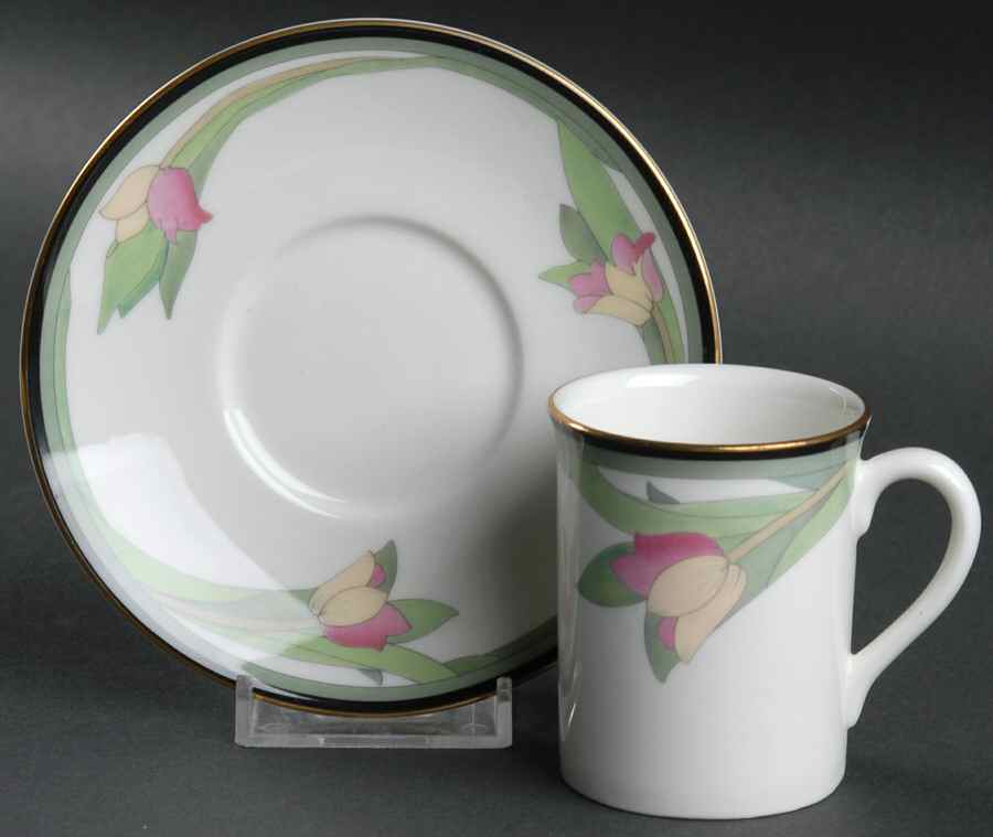 Awakening Flat Demitasse Cup & Saucer Set by Royal Doulton-1