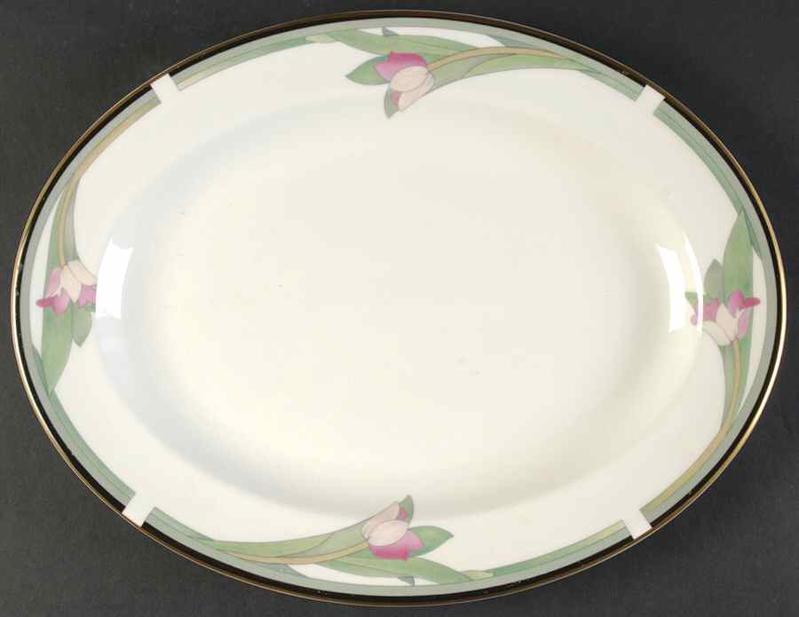 Awakening 13" Oval Serving Platter by Royal Doulton-1