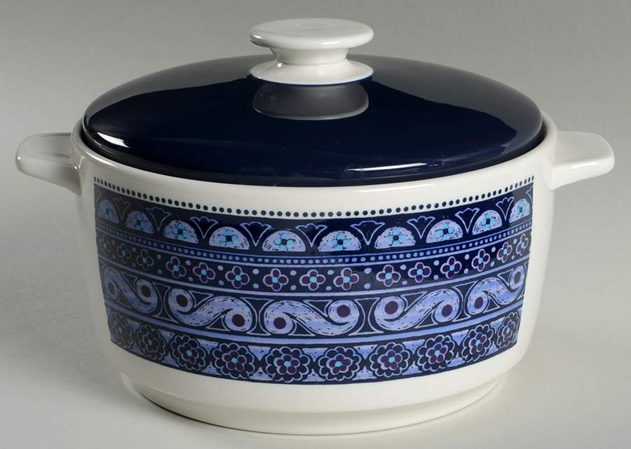 Babylon 2 Qt Round Covered Casserole by Royal Doulton-1