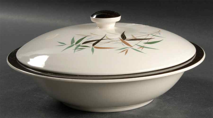 Bamboo Round Covered Vegetable by Royal Doulton-1