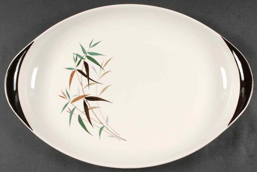 Bamboo 17" Oval Serving Platter by Royal Doulton-1