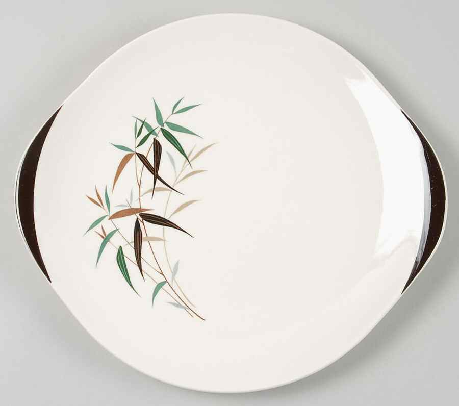 Bamboo Handled Cake Plate by Royal Doulton-1