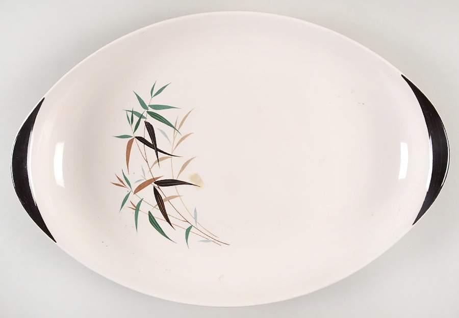 Bamboo 14" Oval Serving Platter by Royal Doulton-1