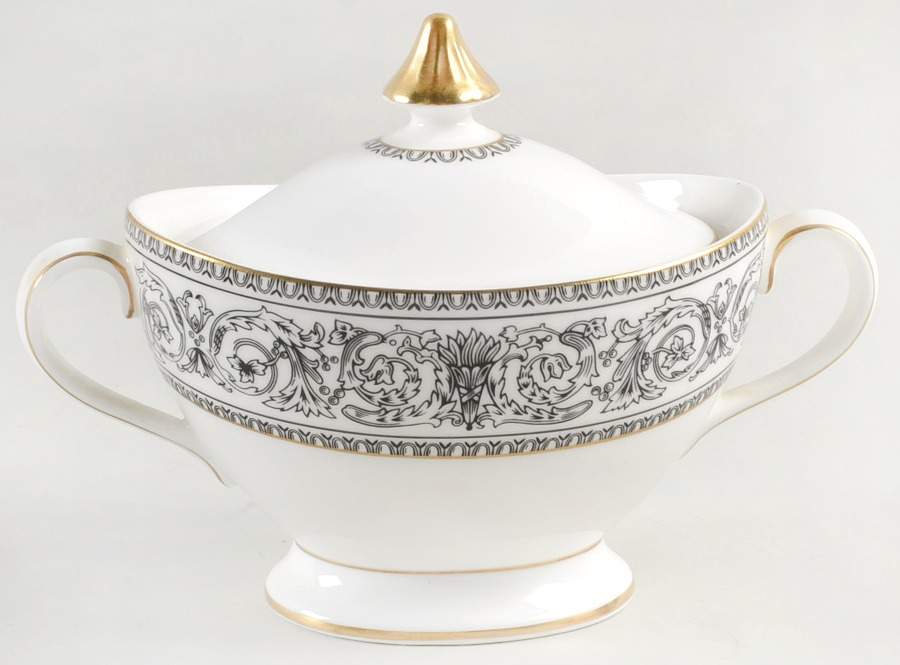 Baronet Sugar Bowl & Lid by Royal Doulton-1