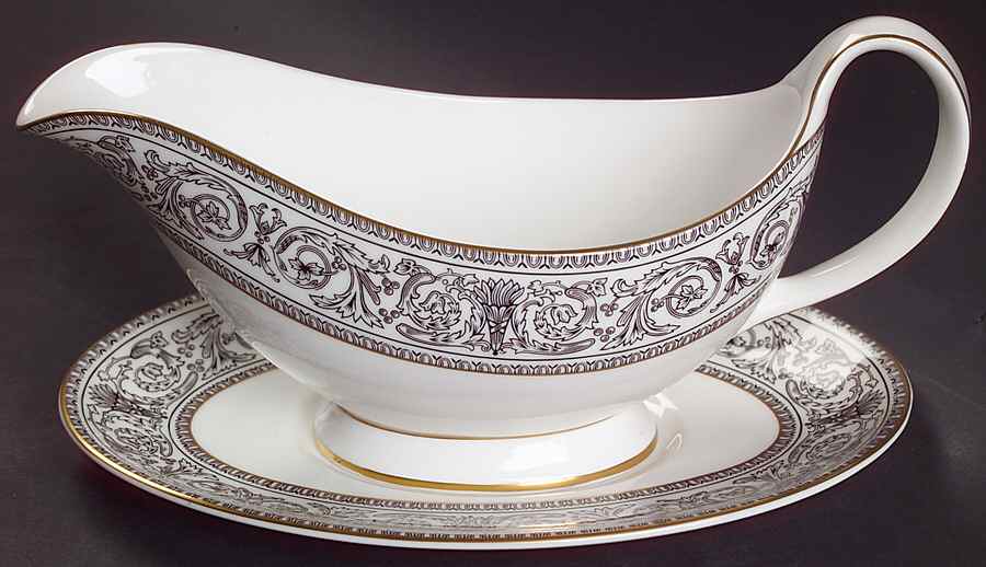 Baronet Gravy Boat & Underplate by Royal Doulton-1