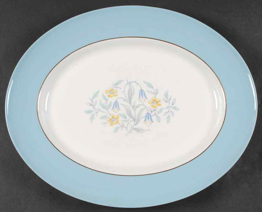 Barclay 15" Oval Serving Platter by Royal Doulton-1