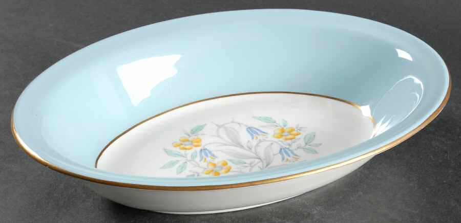 Barclay 10" Oval Vegetable Bowl by Royal Doulton-1